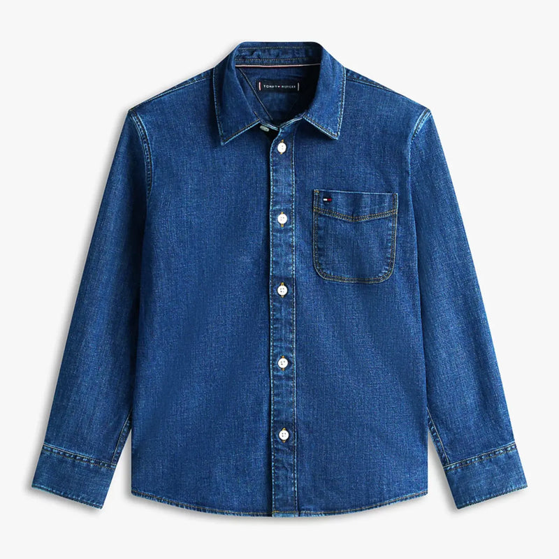 Tommy Hilfiger boy's denim shirt - kb10069.
