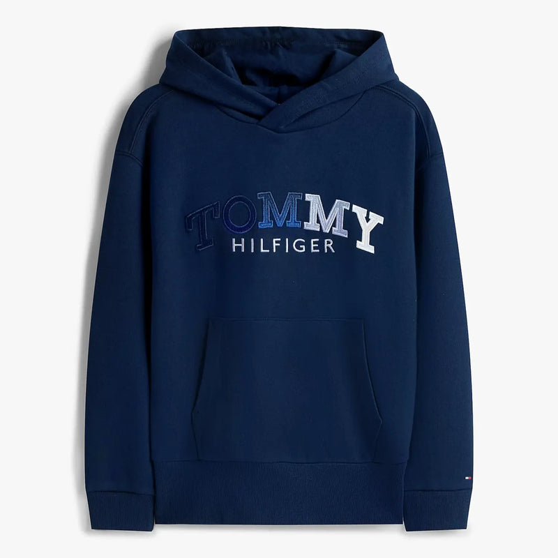 Tommy Hilfiger girl's embroidered hoodie - kg08990.