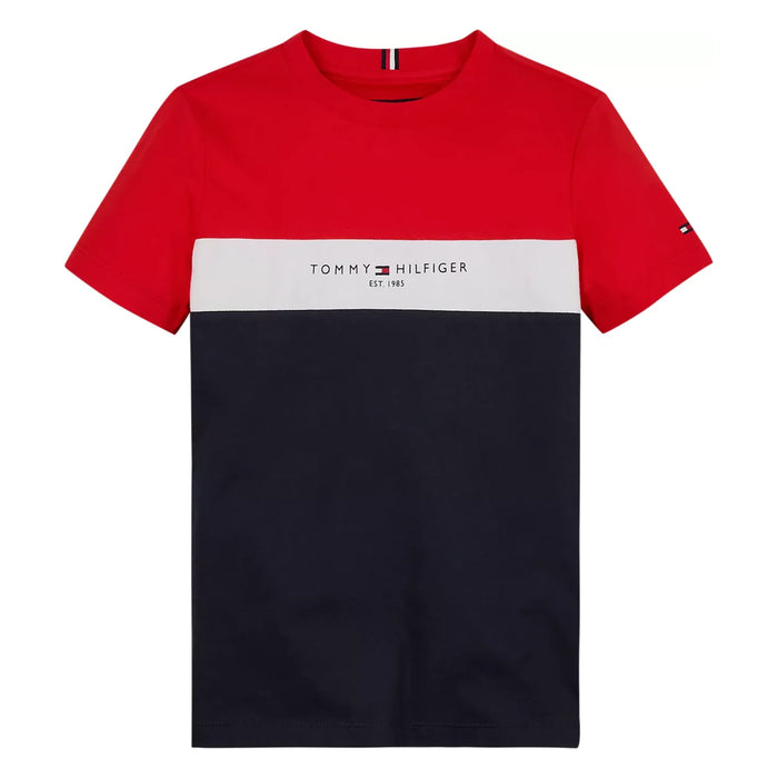 Tommy Hilfiger Essential Colourblock T-Shirt - Red