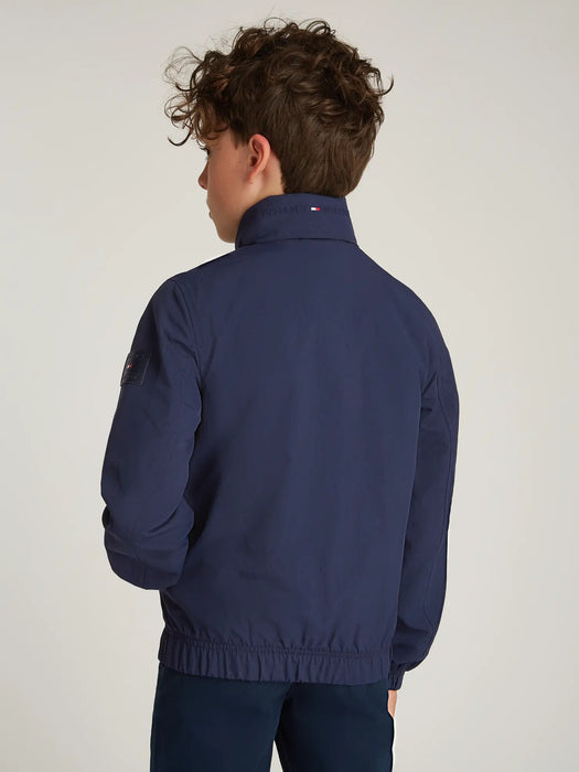 Back of the Tommy Hilfiger essential jacket.