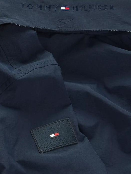 Closer look at the Tommy Hilfiger essential jacket.