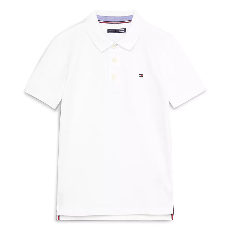 Tommy Hilfiger white essential polo shirt - kb03975.