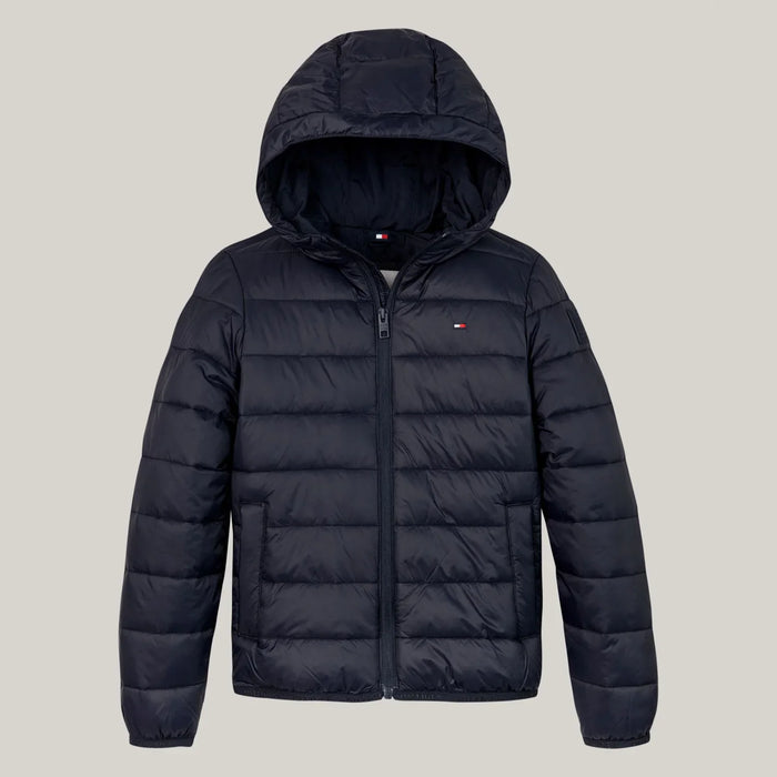 Tommy Hilfiger navy essential puffer jacket - ks00584.