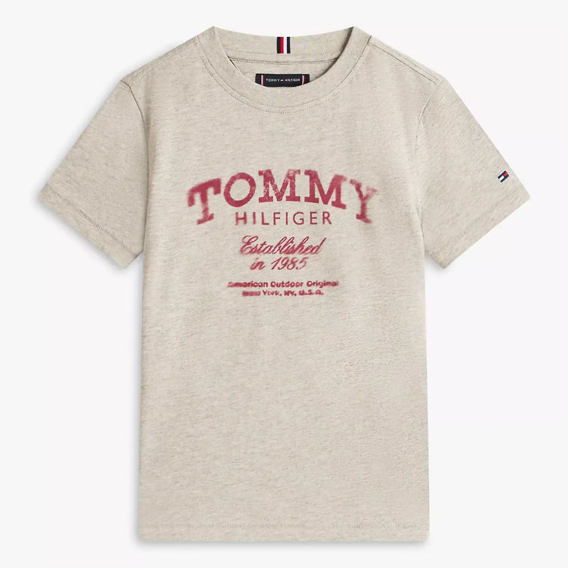 Tommy Hilfiger boy's faded logo t-shirt - kb10055.