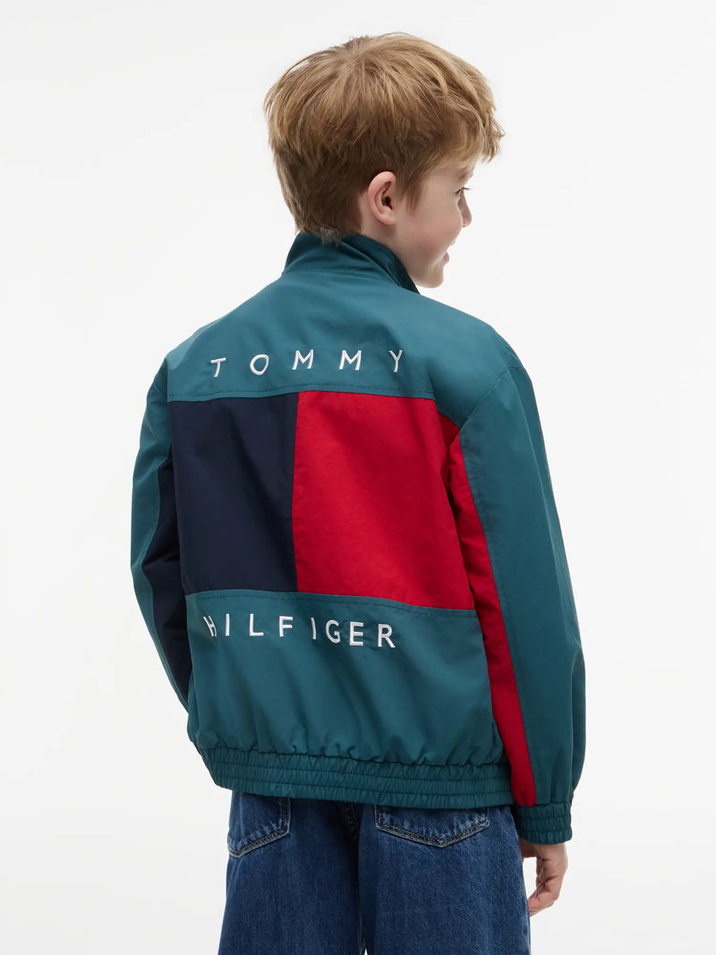 Back of the Tommy Hilfiger reversible jacket.