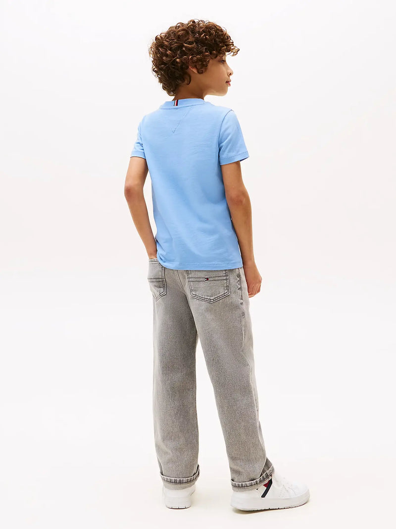 Back of the Tommy Hilfiger flag logo t-shirt.