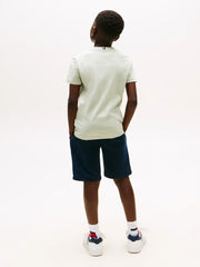 Back of the Tommy Hilfiger flag logo t-shirt.