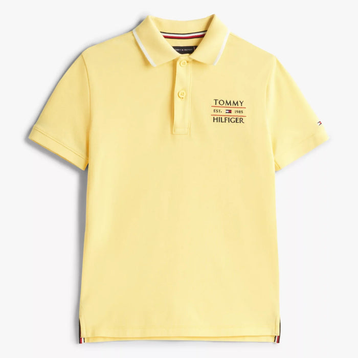 Tommy Hilfiger yellow flag polo shirt - kb09524.