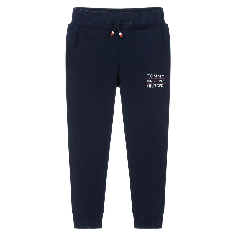 Tommy Hilfiger Flag Track Bottoms - Navy