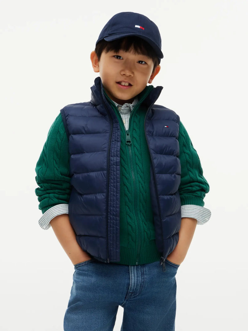 Closer look at the Tommy Hilfiger gilet.