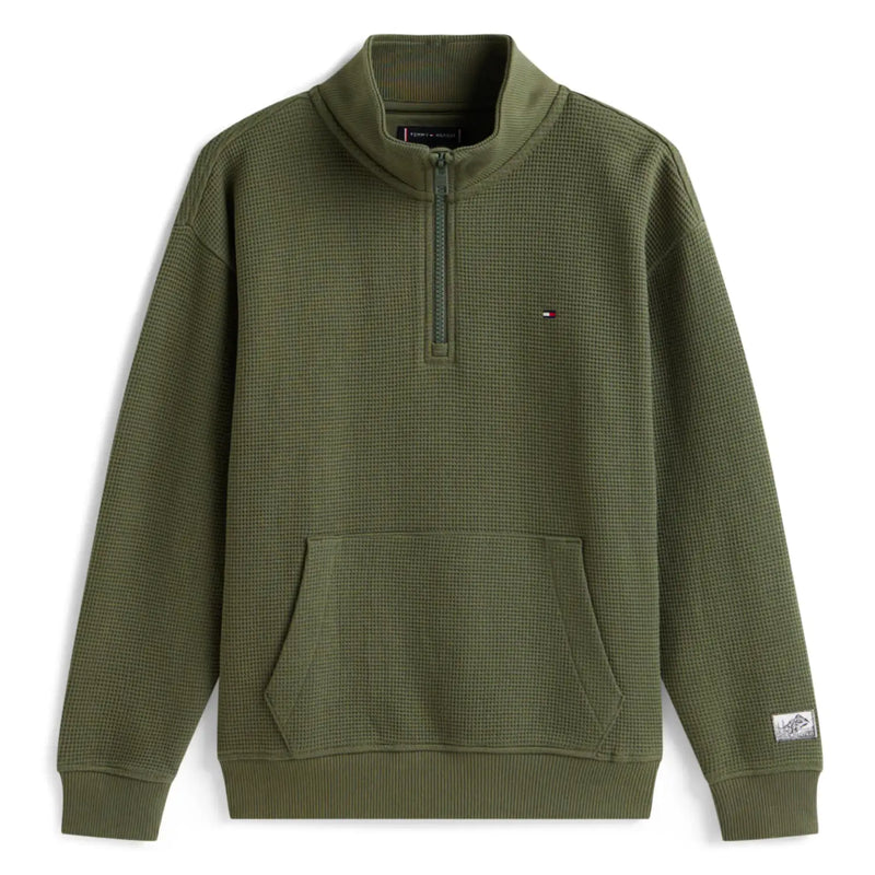 Tommy Hilfiger boy's half zip sweatshirt - kb10119.