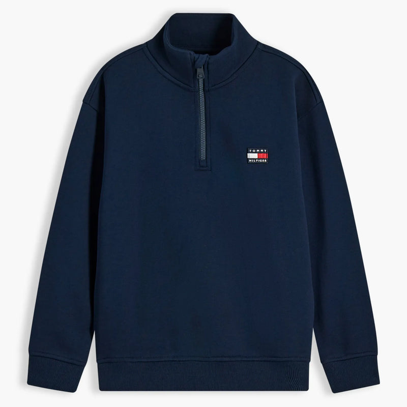 Tommy Hilfiger Half Zip Sweatshirt - Navy
