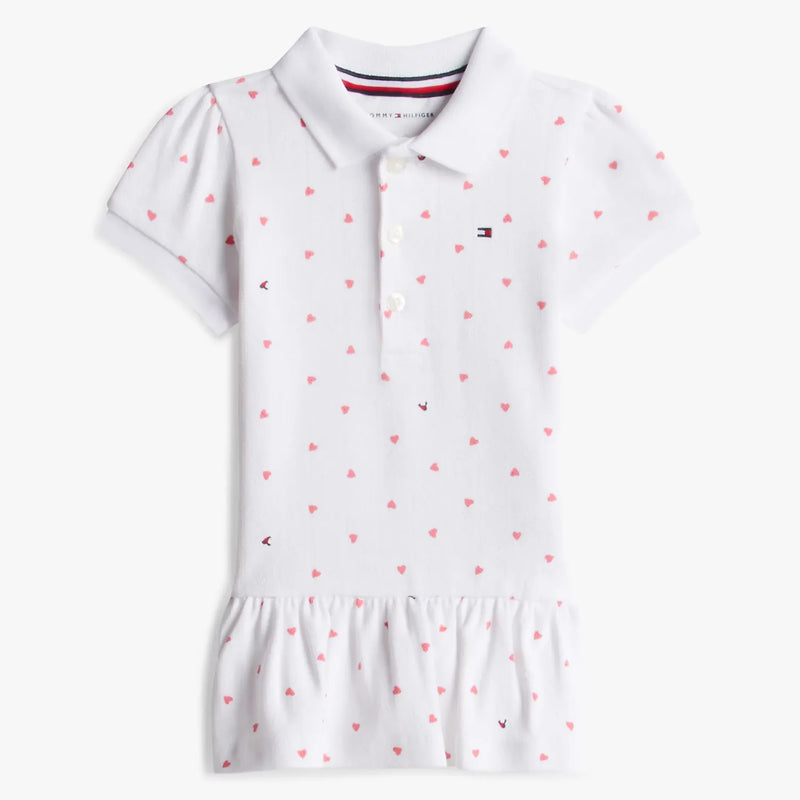 Tommy Hilfiger baby girl's hearts dress - kn02365.