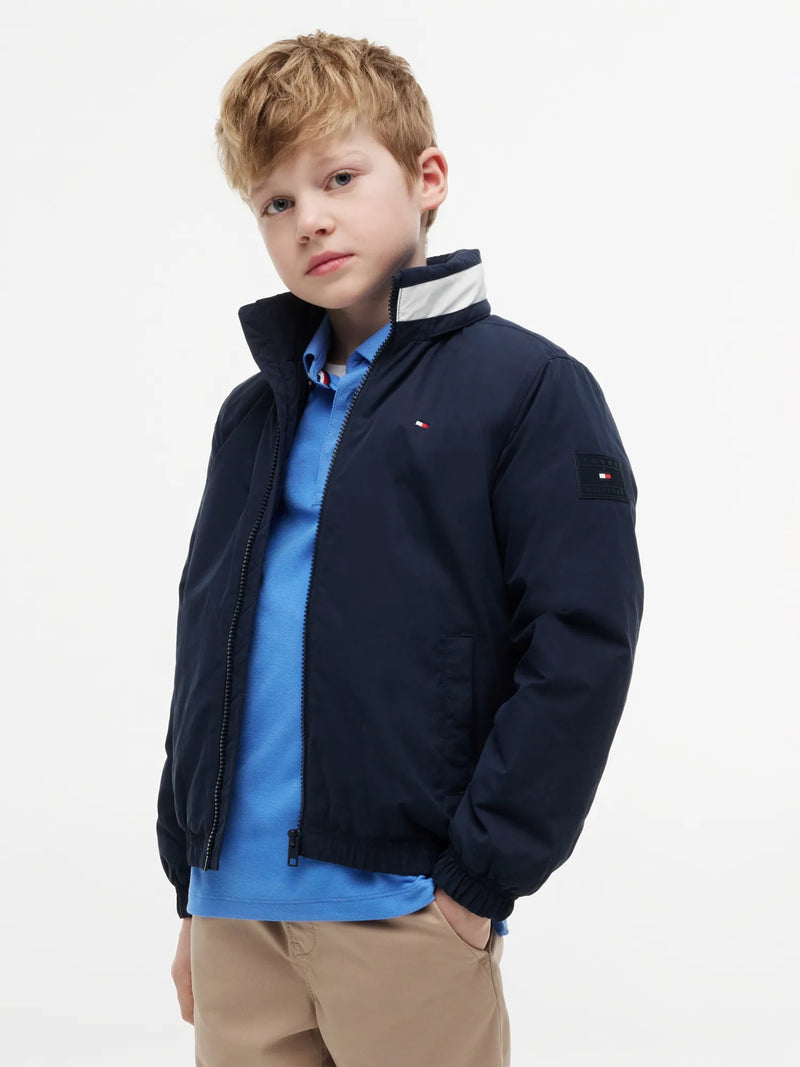 Closer look at the Tommy Hilfiger heritage essential jacket.