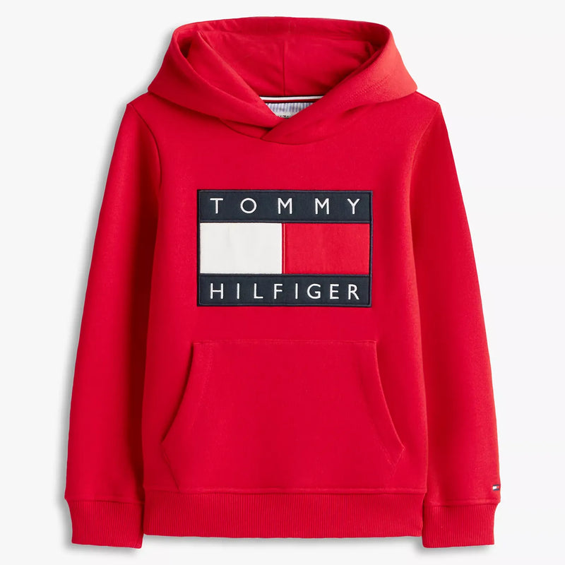 Tommy Hilfiger boy's heritage flag hoodie - ks00707.