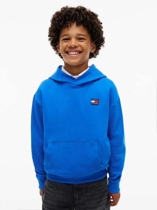 Closer look at the Tommy Hilfiger heritage flag hoodie.