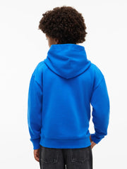 Rear view of the Tommy Hilfiger heritage flag hoodie.