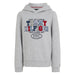 Tommy Hilfiger grey nyc logo hoodie - kb09050.