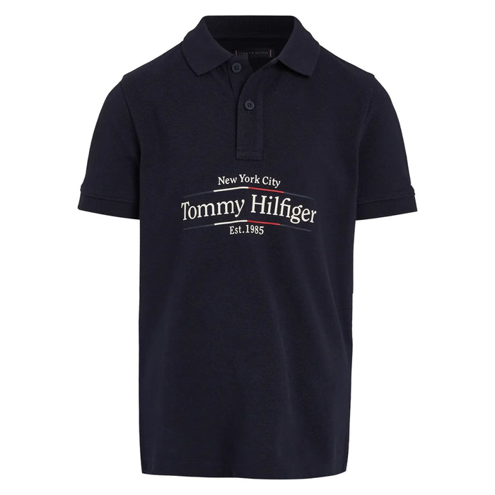 Tommy Hilfiger navy icon polo shirt - kb09025.