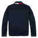 Back view of the Tommy Hilfiger navy ivy jacket.