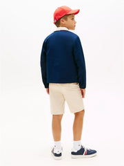 Back of the Tommy Hilfiger contrast collar jacket.