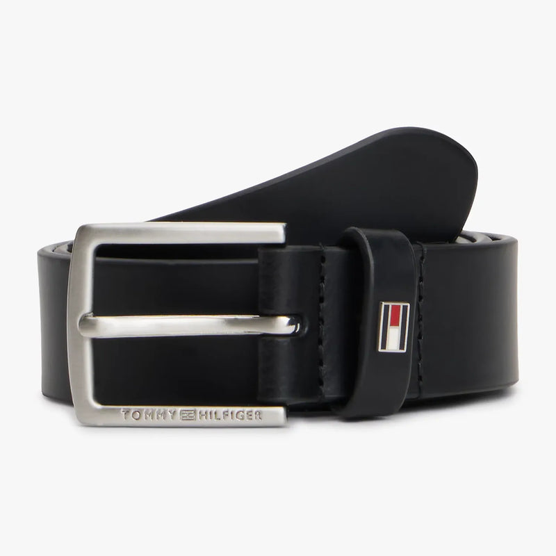 Tommy Hilfiger black leather belt - ka00002.