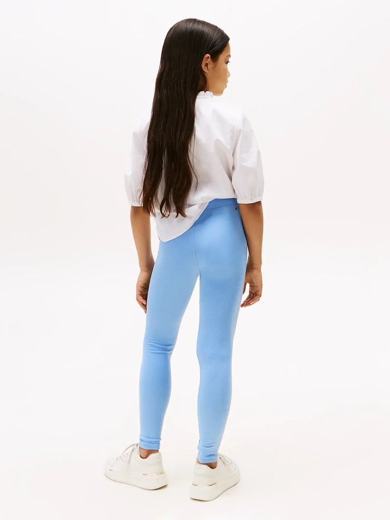 Back of the Tommy Hilfiger blue leggings.