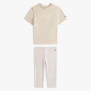 Tommy Hilfiger baby girl's leggings set - kn02395.