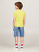 Back of the Tommy Hilfiger yellow logo t-shirt.