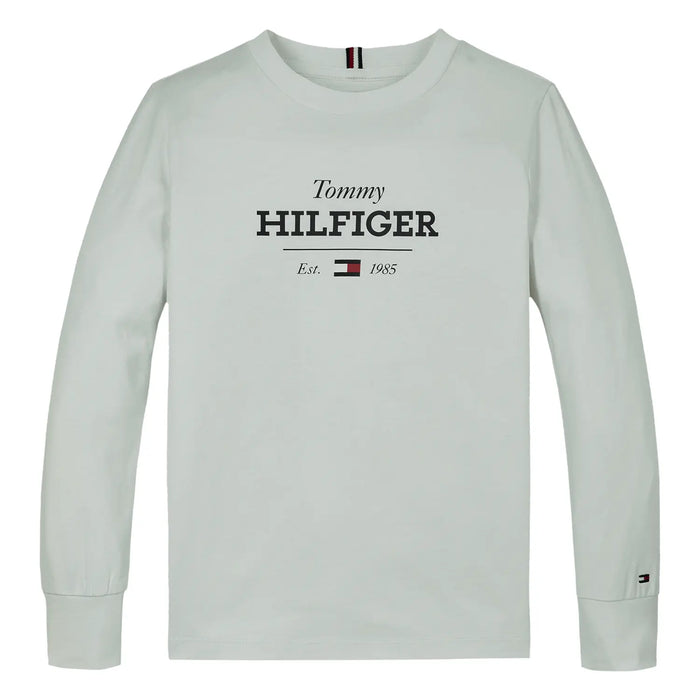 Tommy Hilfiger white long sleeve 1985 t-shirt - kb09633.