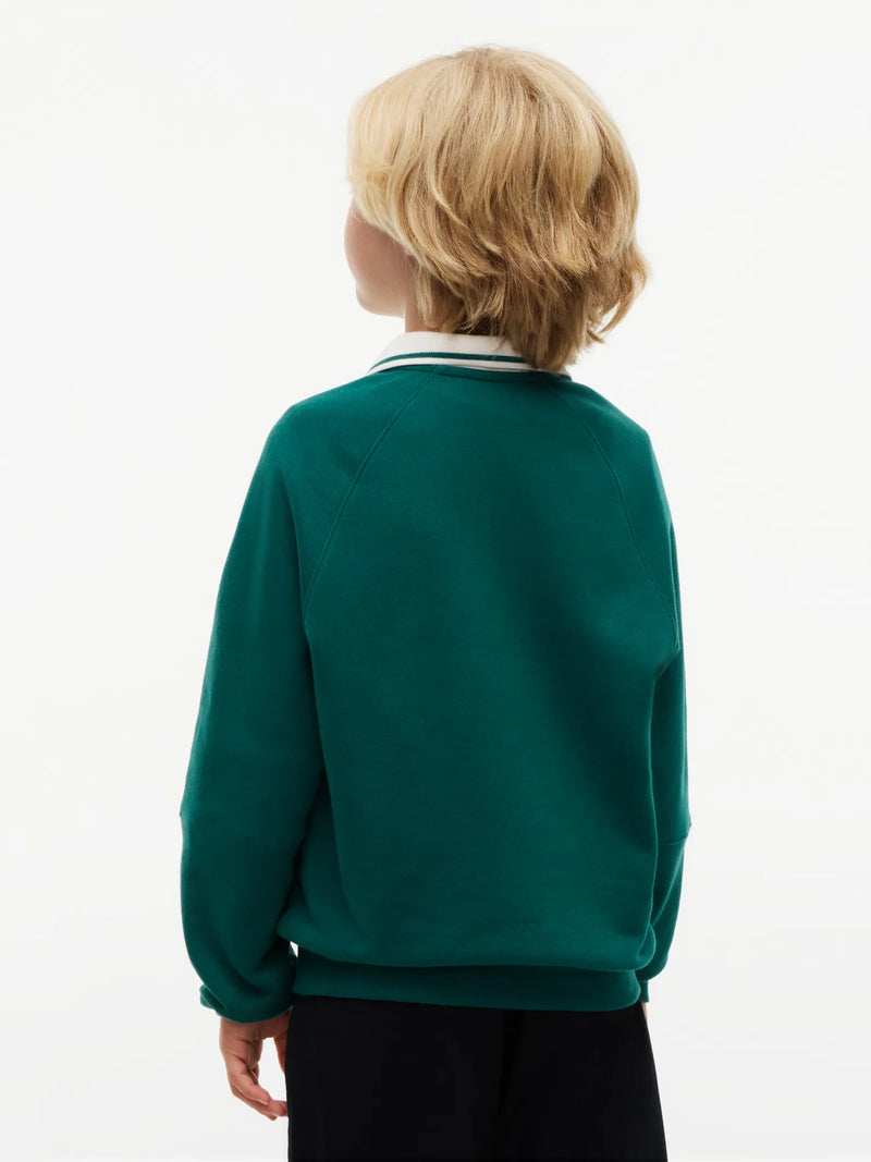 Tommy Hilfiger L/S Rugby Shirt - Green