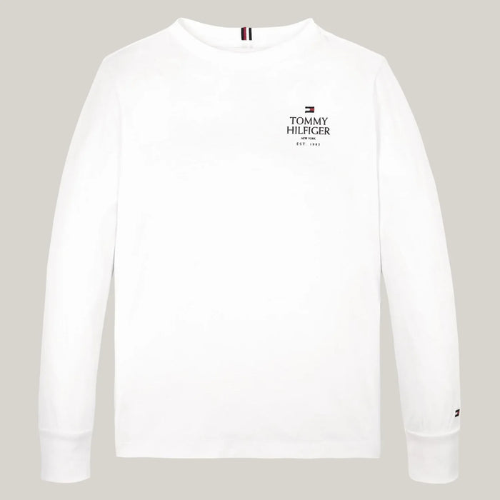 Tommy Hilfiger white l/s t-shirt - kb09276.