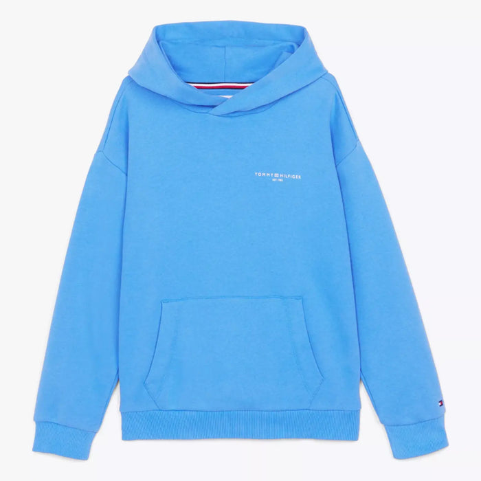 Tommy Hilfiger blue mini logo hoodie - ks00595.