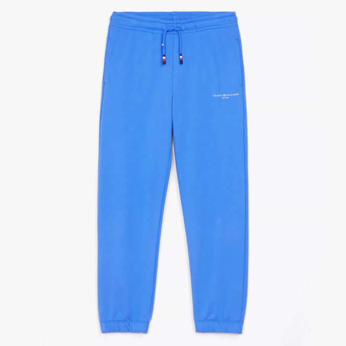 Tommy Hilfiger boy's blue mini logo track bottoms - ks00596.