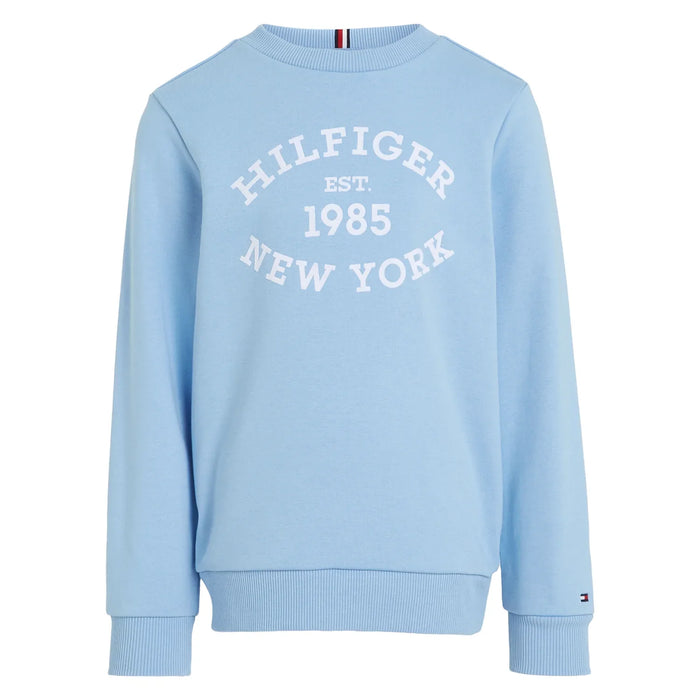 Tommy Hilfiger blue monotype sweatshirt - kb09048.