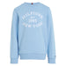 Tommy Hilfiger blue monotype sweatshirt - kb09048.