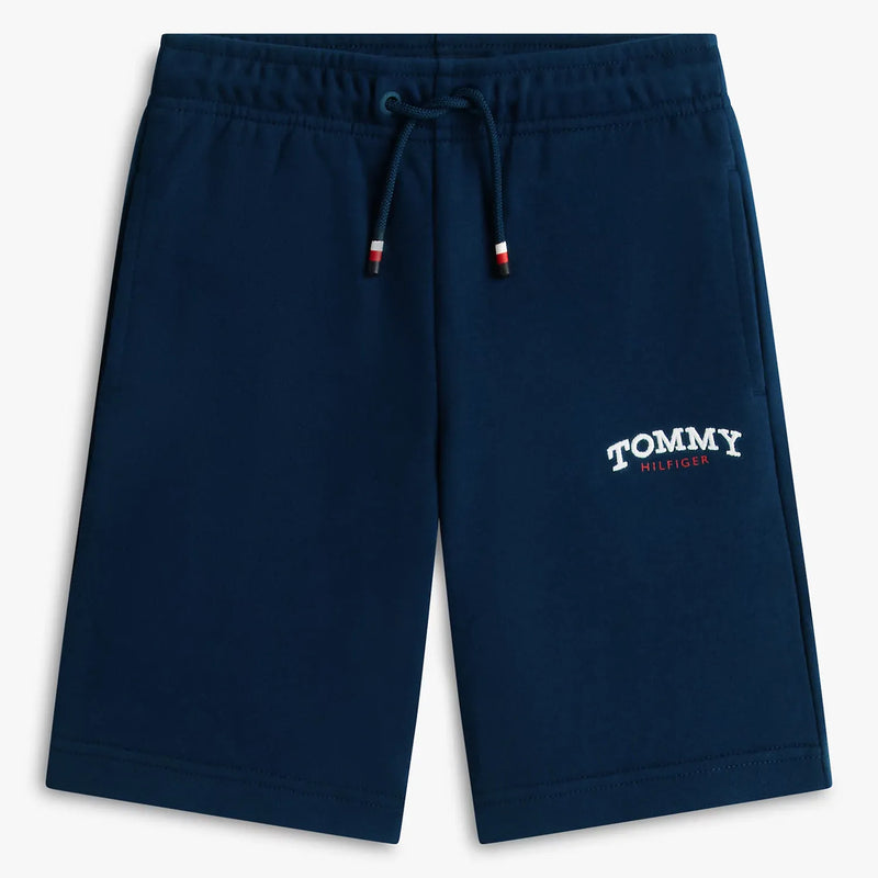 Tommy Hilfiger boy's dark night navy monotype track shorts - kb10242.