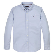 Tommy Hilfiger boy's blue oxford shirt - kb08728.