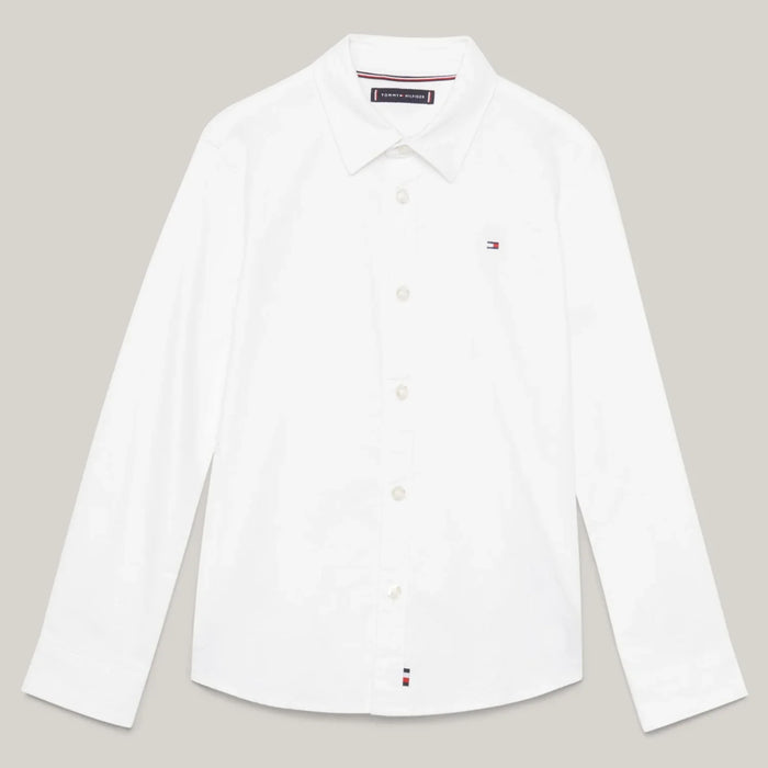 Tommy Hilfiger boy's white oxford shirt - kb08728.