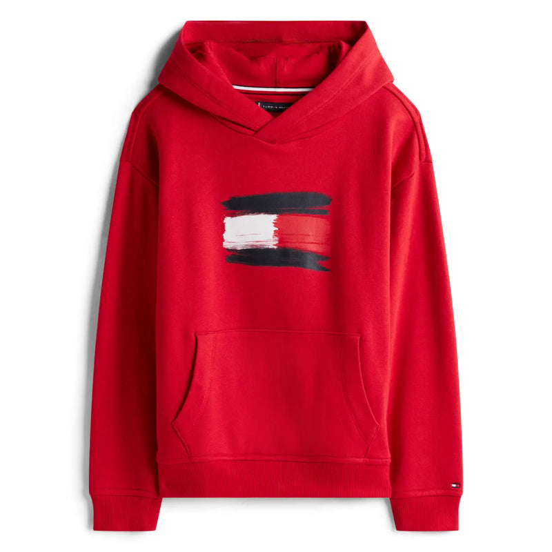 Tommy Hilfiger boy's painted flag hoodie - kb10112.