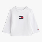 Tommy Hilfiger baby boy's painted logo t-shirt - kn02128.