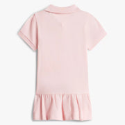 Back of the Tommy Hilfiger pink polo dress.