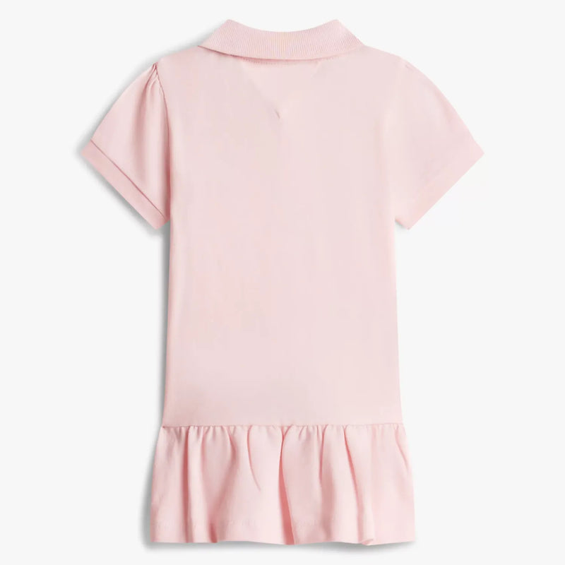 Back of the Tommy Hilfiger pink polo dress.