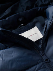 Closer look at the Tommy Hilfiger puffer jacket.