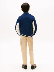 Back of the Tommy Hilfiger script logo jacket.