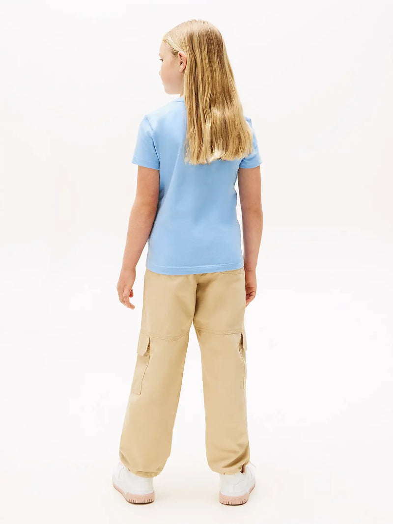 Back of the Tommy Hilfiger sequin logo t-shirt.