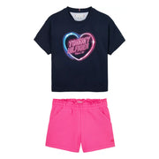 Tommy Hilfiger girl's shorts set - kg08640.