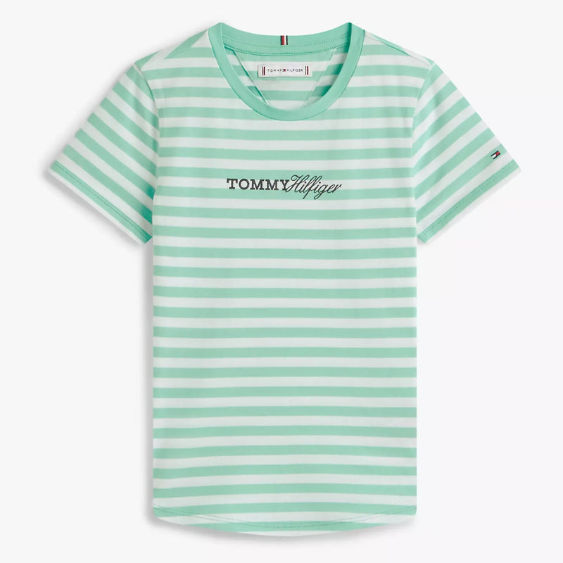 Tommy Hilfiger girl's striped t-shirt.