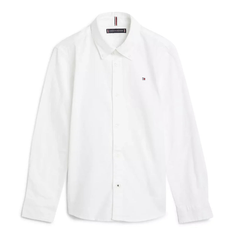Tommy Hilfiger white stretch oxford shirt - kb06964.
