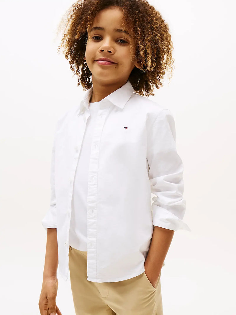 Tommy Hilfiger Stretch Oxford Shirt - White
